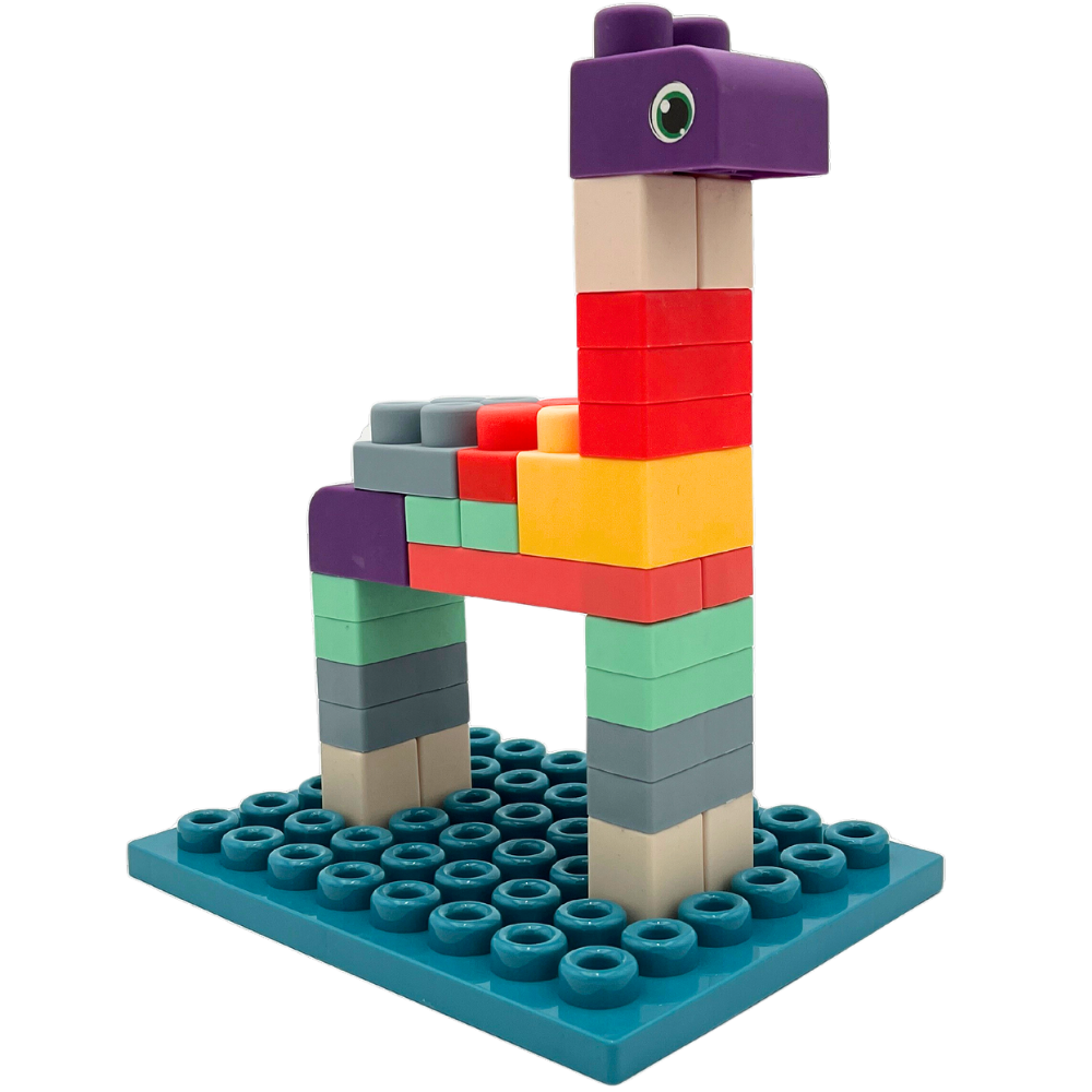 40 Pieces with Baseboard - Ideal for Kids and Toddlers